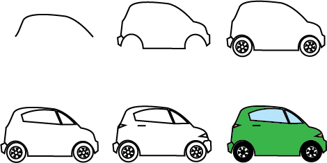 draw a Vehicle step by step