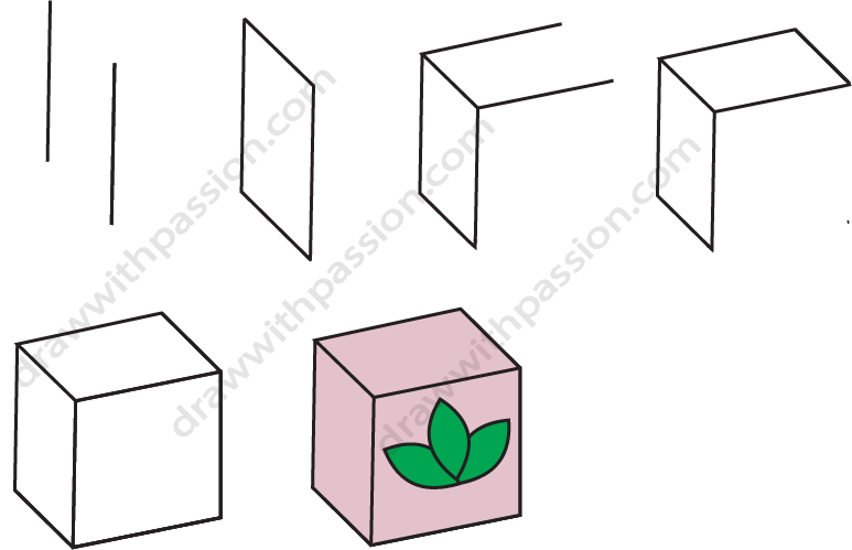 How to draw a cube